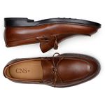 Sapato Casual Masculino Mocassim CNS+ 611015 Whisky