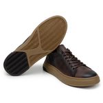 Tênis Casual Masculino CNS LUX 016 Brown e Café