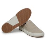 Tênis Casual Masculino Slip-on CNS BON 018 Bege e Areia