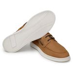 Sapato Casual Masculino Sider CNS Mason 08 Saddle e Brown