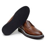 Sapato Casual Masculino Derby CNS DMI-100A Conhaque