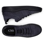 Tênis Casual Masculino CNS FOX 001 MESCLA E PRETO