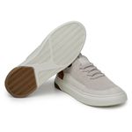 Tênis Casual Masculino CNS LUX 009 Cinza e Tan