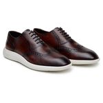 Sapato Casual Masculino Oxford Brogue CNS 19301 Havana