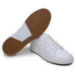 Tênis Casual Masculino CNS BON 003 Branco e Marinho