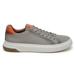 Tênis Casual Masculino CNS Lux 007 Cinza e Laranja