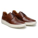 Sapato Casual Masculino Derby CNS 383001 Conhaque