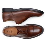 Sapato Social Masculino Oxford CNS+ 611003 Conhaque