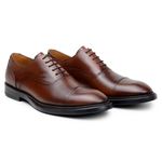 Sapato Social Masculino Oxford CNS+ 611003 Conhaque