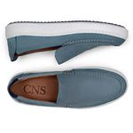 Sapato Casual Masculino Mocassim CNS 22102 Sky e Blue