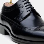 Sapato Social Masculino Derby CNS+ Brogue Holl PRETO