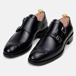 Sapato Social Masculino Monk Strap CNS+ Holl PRETO