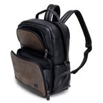 Mochila Masculina CNS MRC 02 Preto e Kaqui