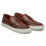 Sapato Casual Masculino Mocassim CNS 6036 Tan