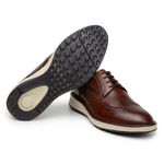 Sapato Casual Masculino Derby CNS Brogue 384067 Whisky