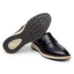 Sapato Casual Masculino Mocassim CNS 384020 Preto Look