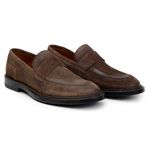 Sapato Casual Masculino Mocassim CNS 611004 Kaki