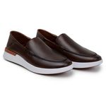 Sapato Casual Masculino Mocassim CNS CAR 012 Conhaque