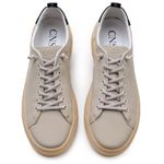 Tênis Casual Masculino CNS BOF 002 Off White e Preto