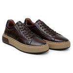 Tênis Casual Masculino CNS POW 05 Café e Preto