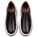 Tênis Casual Masculino Slip-on CNS 20505 Café