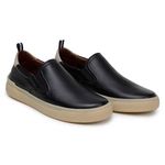 Tênis Casual Masculino Slip-on CNS BOF 001 Preto e Off White