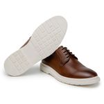 Sapato Casual Masculino Derby CNS Rennes 03 Tan