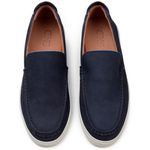 Sapato Casual Masculino Mocassim CNS 20001 Anil e Café