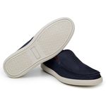 Sapato Casual Masculino Mocassim CNS 20001 Anil e Café