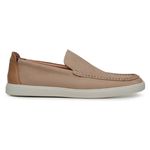 Sapato Casual Masculino Mocassim CNS 20001 AREIA E CARAMELO