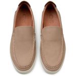 Sapato Casual Masculino Mocassim CNS 20001 AREIA E CARAMELO