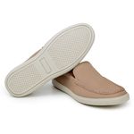 Sapato Casual Masculino Mocassim CNS 20001 AREIA E CARAMELO