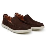 Sapato Casual Masculino Mocassim CNS 20001 Café e Havana