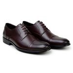 Sapato Social Masculino Derby CNS 71010 Café