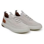 Tênis Casual Masculino CNS LUX 009 Cinza e Tan