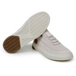 Tênis Casual Masculino CNS LUX 009 Cinza e Tan