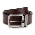 Cinto Social Masculino Dupla Face CNS 06890041 Capuccino e Preto