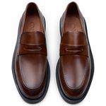 SAPATO CASUAL MASCULINO MOCASSIM CNS WAVE 02 TAN