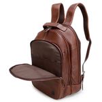 MOCHILA MASCULINA CNS 605 CONHAQUE