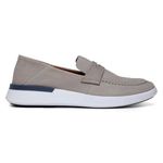 SAPATO CASUAL MASCULINO MOCASSIM CNS CAR 006 CINZA