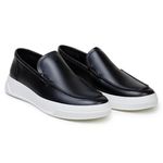 SAPATO CASUAL MASCULINO MOCASSIM CNS ROD III PRETO