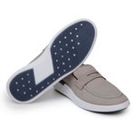 SAPATO CASUAL MASCULINO MOCASSIM CNS CAR 006 CINZA
