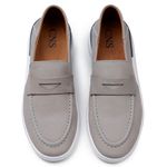 SAPATO CASUAL MASCULINO MOCASSIM CNS CAR 006 CINZA