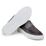 SAPATO CASUAL MASCULINO MOCASSIM CNS ROD IV CINZA