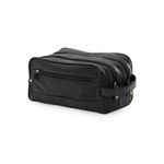 Nécessaire em couro preto cns 847