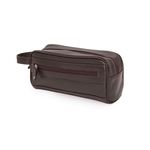 Nécessaire Em Couro Café CNS 836