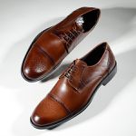 Sapato Social Masculino Derby CNS Brogue 71008 Havana