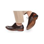 Sapato Social Masculino Oxford CNS Benelli 43 Café