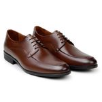 Sapato Social Masculino Derby CNS 90026 Café