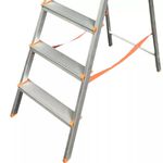 Escada De Aluminio 5 Degraus Ágata Uso Geral Doméstica Eds005